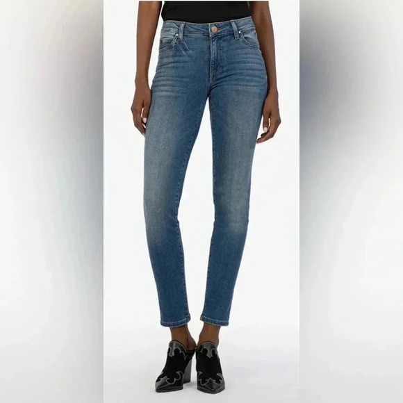 Kut from the Kloth Diana Mid-Rise Skinny Jeans - Picture 1 of 7